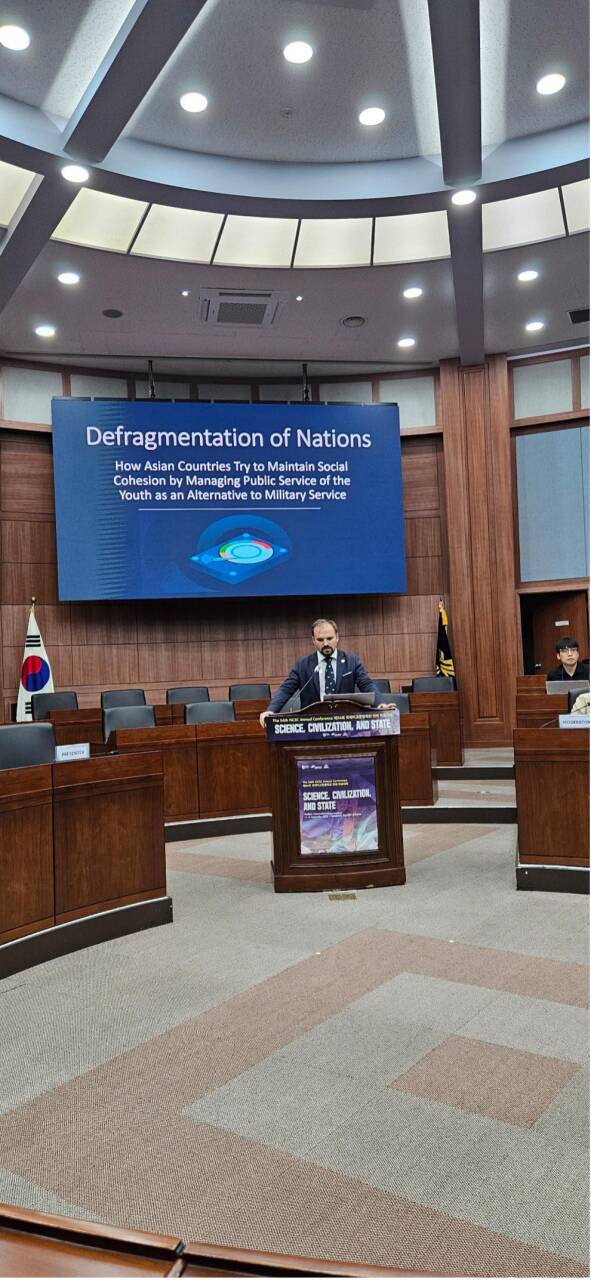 Prezentacja wyników projektu na konferencji w Korei Południowej